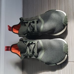 Addidas NMDR1 Olive green, white, orange